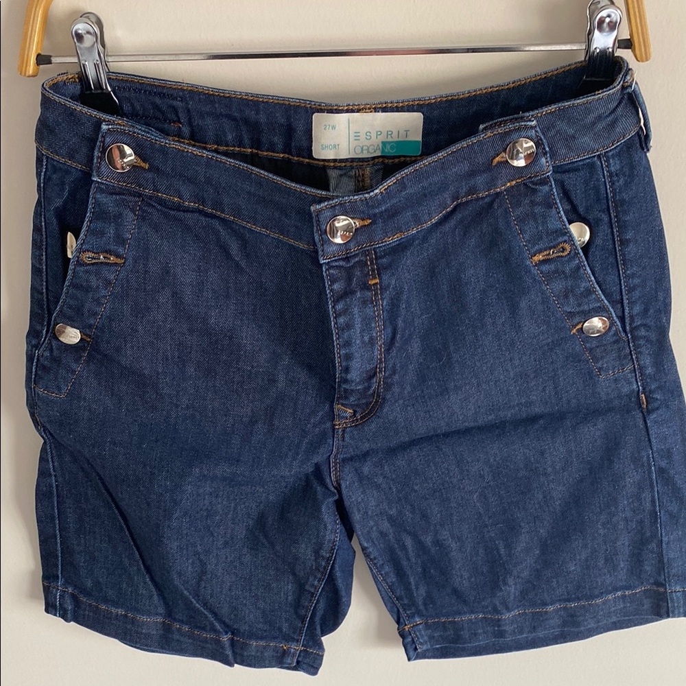 Esprit Women's Blue Denim Shorts
